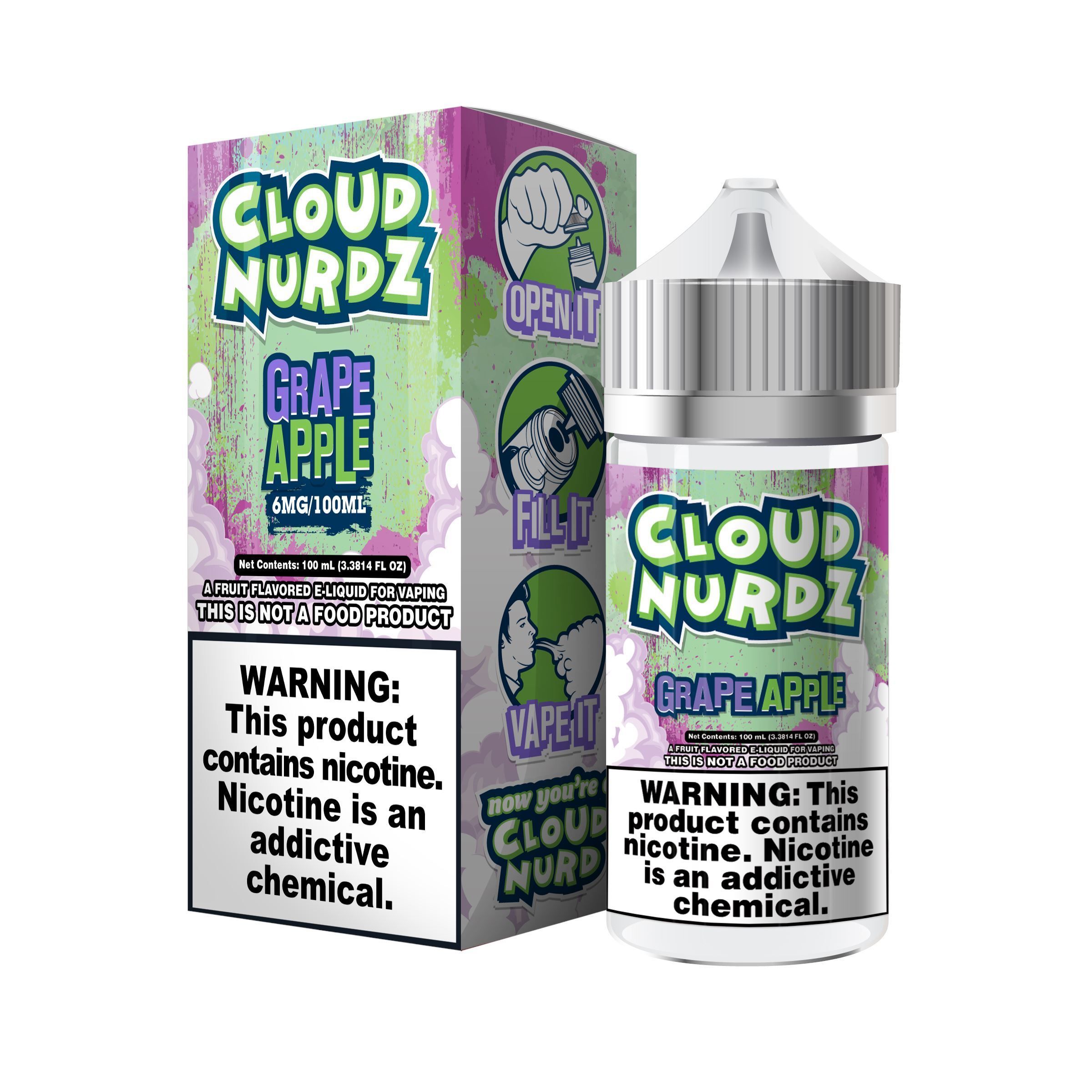 Grape Apple by Cloud Nurdz TFN 100mL with Packaging