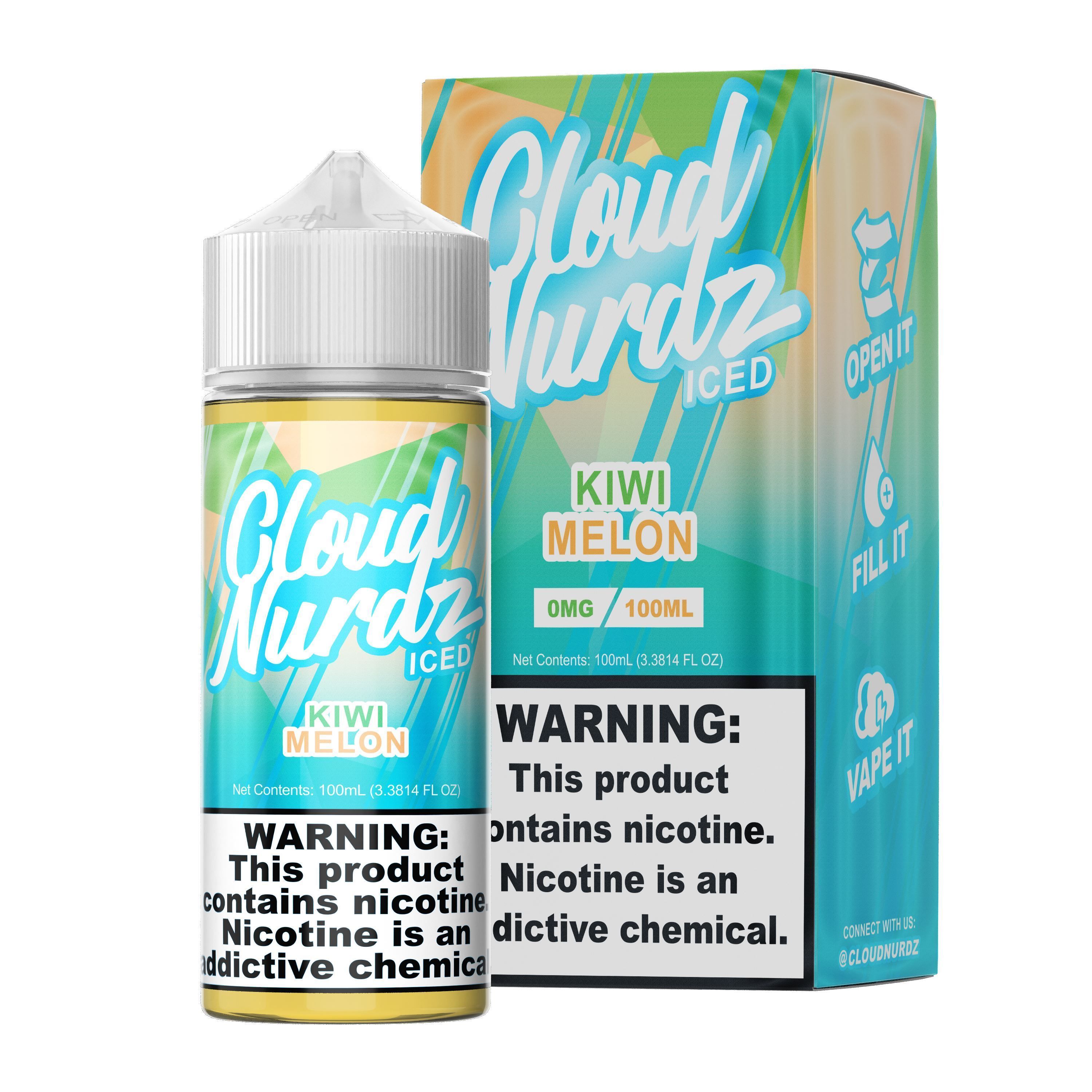 Kiwi Melon Iced by Cloud Nurdz TFN 100mL With Packaging