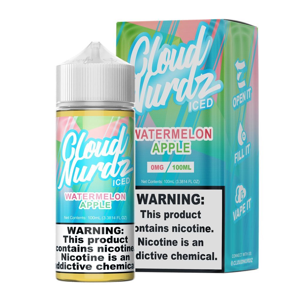 Watermelon Apple Iced by Cloud Nurdz TFN 100mL with Packaging