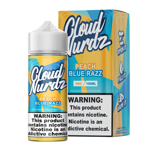 Peach Blue Razz by Cloud Nurdz TFN 100mL with Packaging