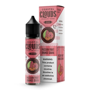Passion Fruit Orange Guava by Coastal Clouds Series 60mL colored with Packaging