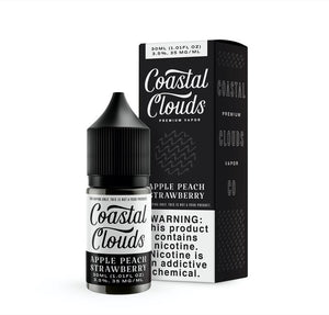 Apple Peach Strawberry by Coastal Clouds Salt Series 30mL with Packaging