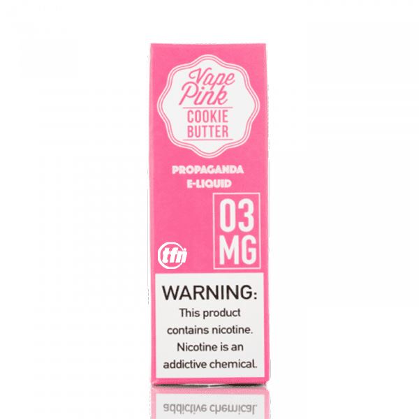 Cookie Butter by Vape Pink TFN Series 100ml Packaging