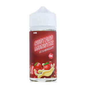 Strawberry Custard by Custard Monster Series 100mL Bottle