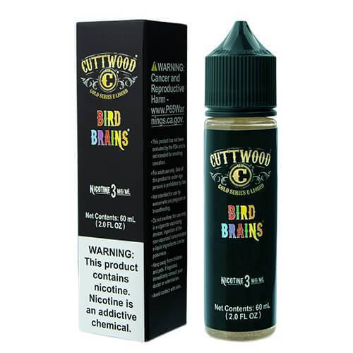 Bird Brains by Cuttwood eJuice 60mL with Packaging