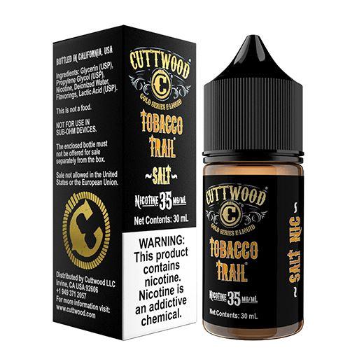 Tobacco Trail by Cuttwood Salt 30ml with Packaging