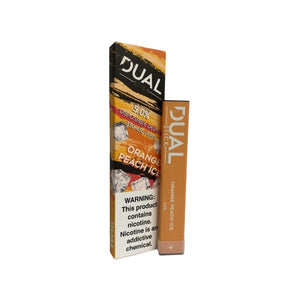 Dual Stick Disposable | 350 Puffs | 1.3mL Orange Peach Ice with Packaging