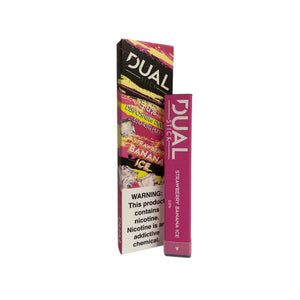 Dual Stick Disposable | 350 Puffs | 1.3mL Strawberry Banana Ice with Packaging