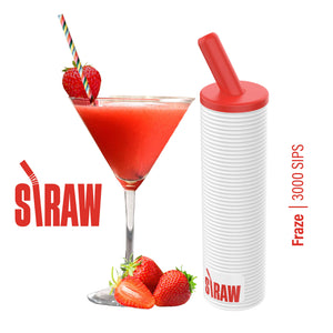Straw Vape Disposable | 3000 Puffs | 8mL Fraze