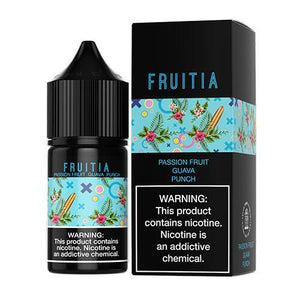Passion Fruit Guava Punch Fruitia by Fresh Farms Salt 30mL with Packaging