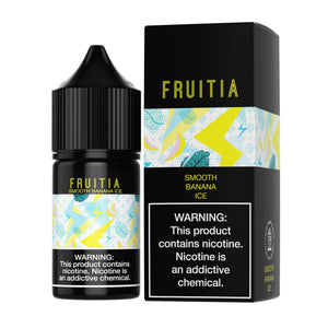 Smooth Banana Ice Fruitia by Fresh Farms Salt 30mL with Packaging