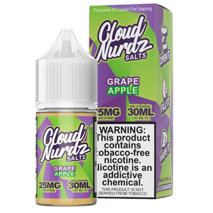 Grape Apple by Cloud Nurdz TFN Salts 30mL with Packaging