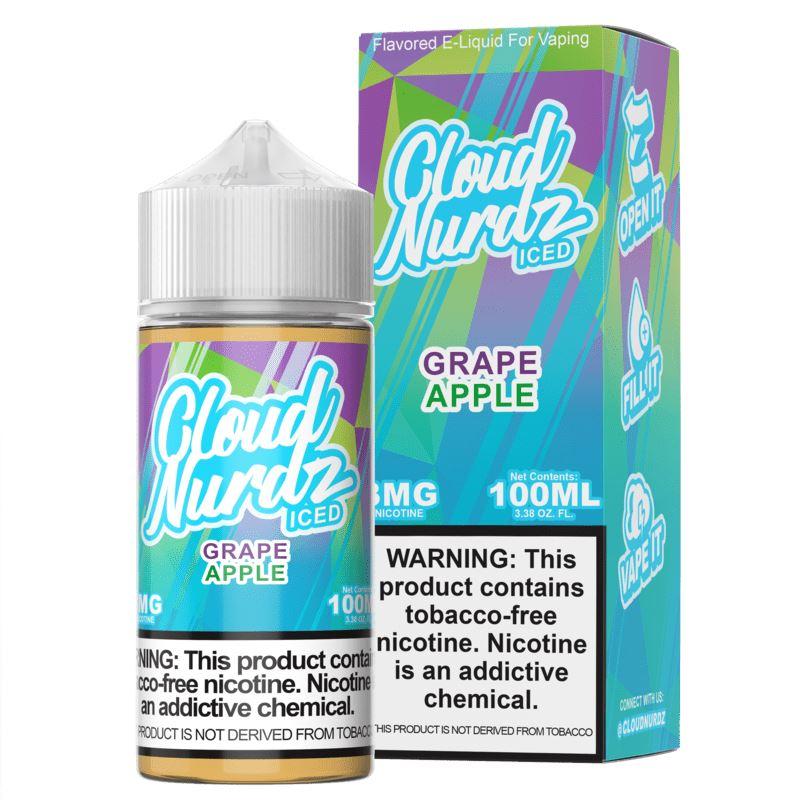 Grape Apple Iced  by Cloud Nurdz TFN 100mL with Packaging