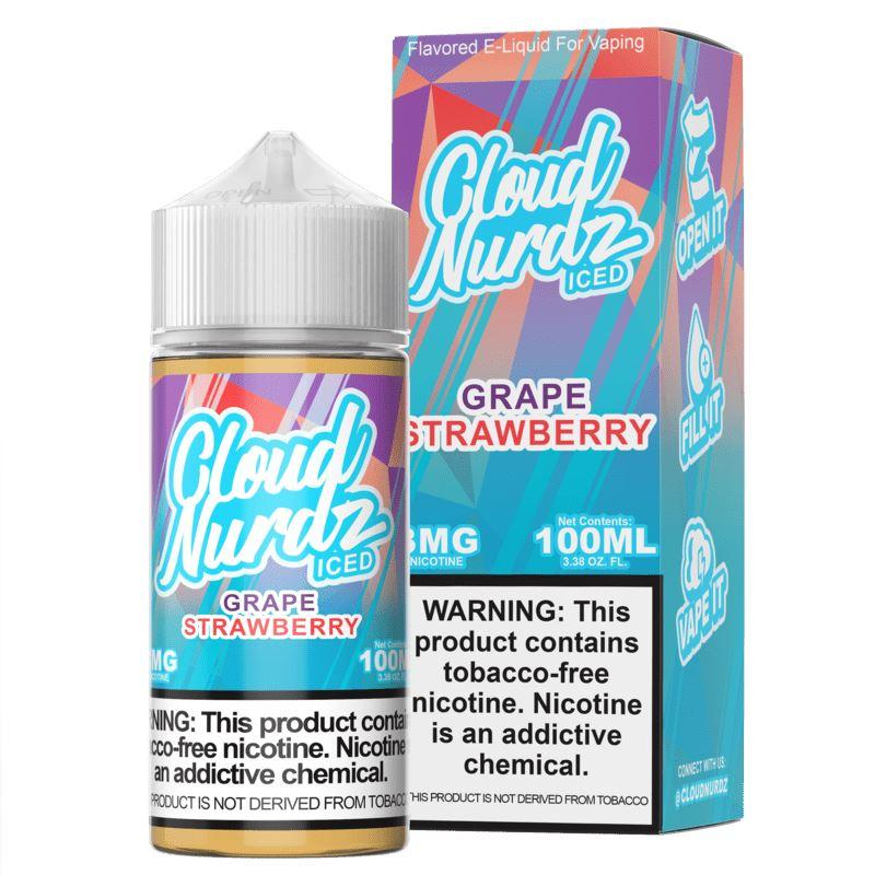 Grape Strawberry Iced by Cloud Nurdz TFN 100mL with Packaging