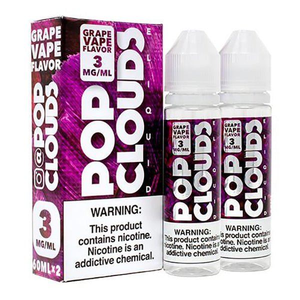 Grape (x2 60mL) by Pop Clouds TFN E-Liquid With Packaging