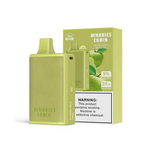 HorizonTech – Binaries Cabin Disposable | 10,000 puffs | 20mL Green Grape Apple Ice with Packaging