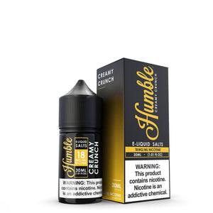 Creamy Crunch by Humble Salts 30ml with Packaging