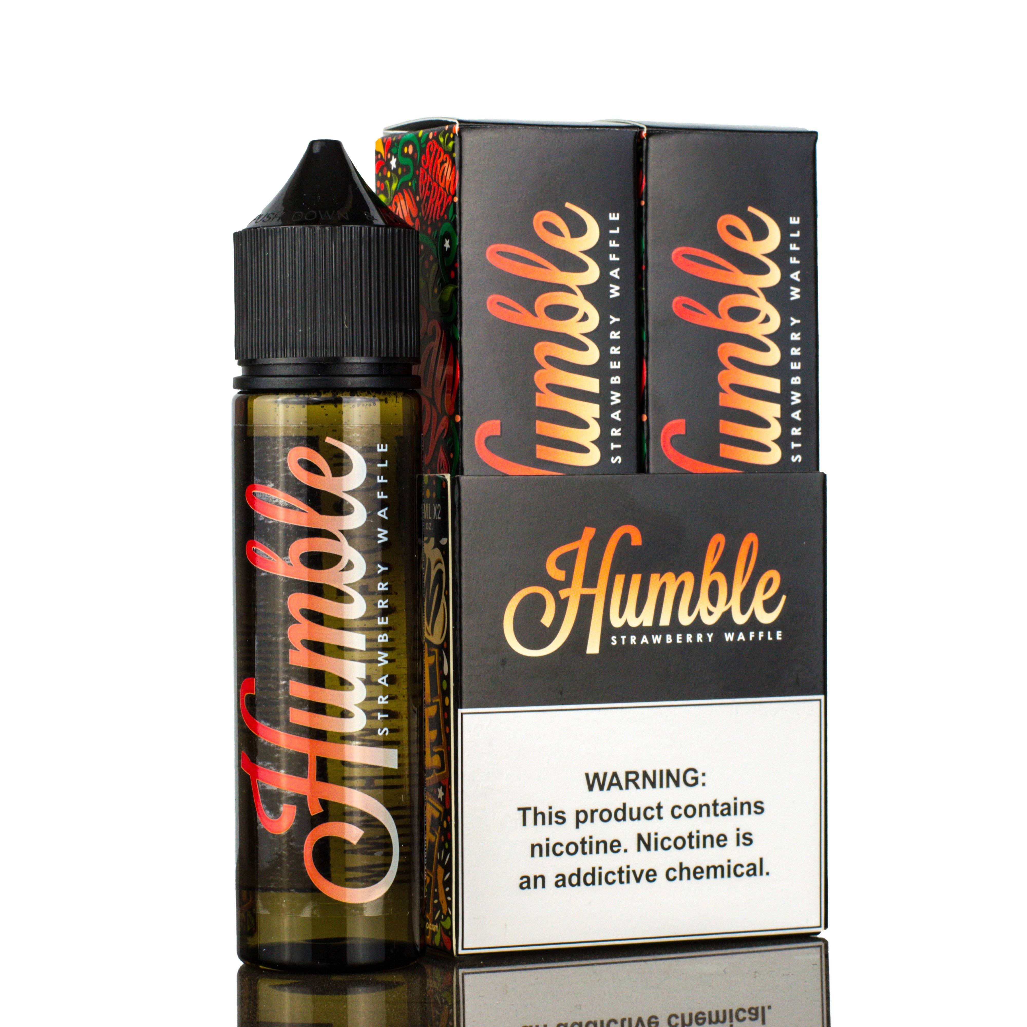 HUMBLE | Strawberry Waffle 2X60ML eLiquid with Packaging