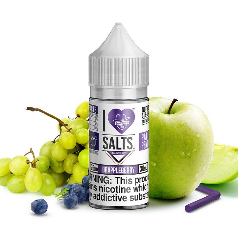 Grappleberry Salt by Mad Hatter EJuice 30ml Bottle