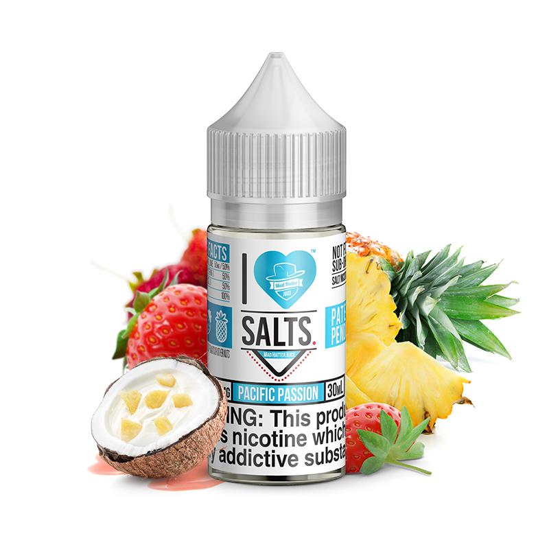 Blue Strawberry Salt by Mad Hatter EJuice 30ml Bottle