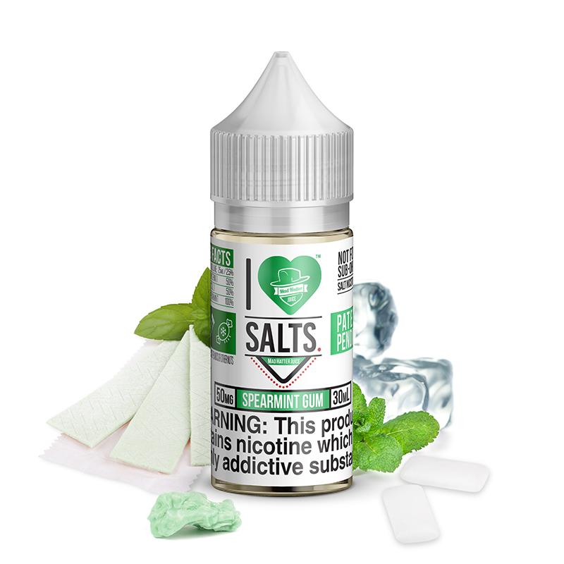 Spearmint Gum Salt by Mad Hatter EJuice 30ml Bottle