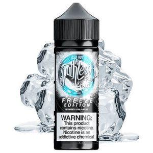 Iced Out by Ruthless Series Freeze Edition 120ml Bottle with background