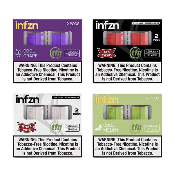 INFZN TFN Pods | 1.3mL | 2-Pack Group Photo