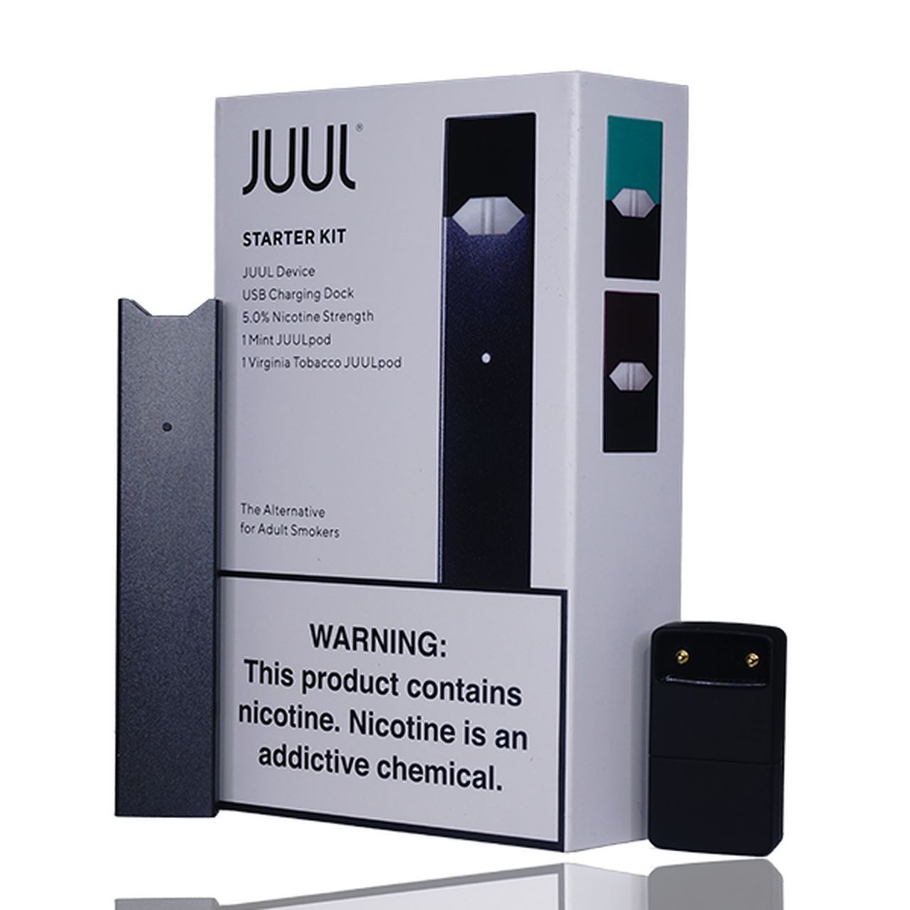 JUUL Starter Kit Slate with Packaging