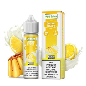 Lemon Brulee by Pod Juice 60mL with Packaging