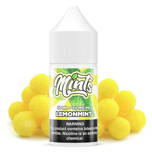 Lemonmint by Mints Salts Series 30mL Bottle with background