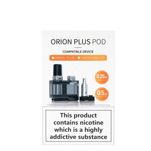 Lost Vape Orion Plus DNA Pod Cartridge Pack (Includes 2 Coils) packaging only