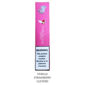 Lush Disposable | 300 Puffs Vanilla Strawberry Custard Packaging