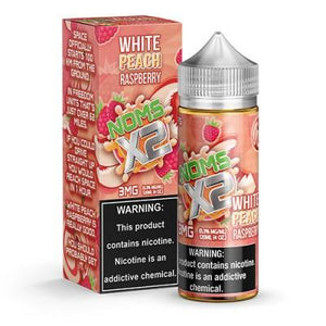 White Peach Raspberry by NOMS X2 120ML with Packaging