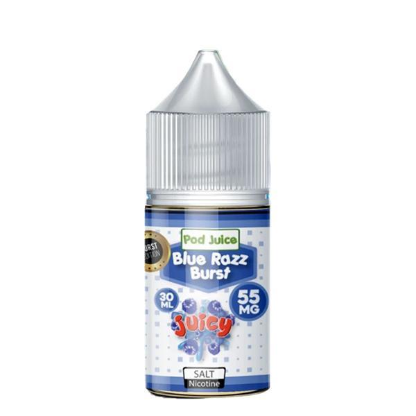 Bangin’ Blue Razz by Pod Juice Salts Series 30mL 55mg Bottle