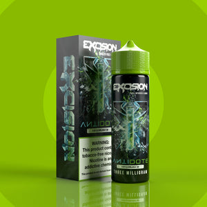 ΛИ⊥IDOTE Virus (Antidote Virus) by EXCISION Series 60mL Bottle With Packaging and Green Background