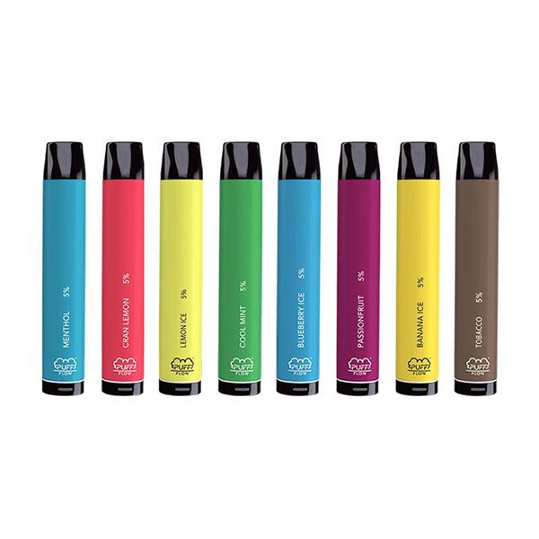 Puff Flow Tobacco-Free Nicotine Disposable | 1800 Puffs | 6mL Group Photo