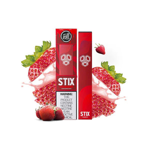 PUFF LABS | Puff STIX Disposable Bar 5% Nicotine (Individual) Strawberry with Packaging