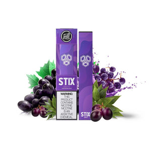 PUFF LABS | Puff STIX Disposable Bar 5% Nicotine (Individual) Grape with Packaging