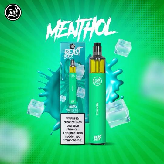 Puff Labs Beast Tobacco-Free Nicotine Disposable | 2000 Puffs | 6mL Menthol with Packaging