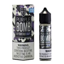 Purple Bomb Ice by VGOD eLiquid 60mL With Packaging
