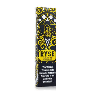 Ryse Disposable E-Cigs (Individual) Banana Ice Packaging