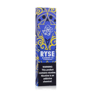 Ryse Disposable E-Cigs (Individual) Blueberry Ice Packaging