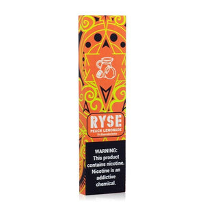 Ryse Disposable E-Cigs (Individual) Peach Lemonade Packaging