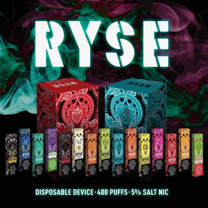 Ryse Disposable E-Cigs (Individual) Group Photo
