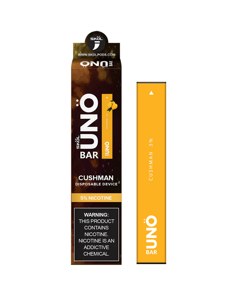 SKOL | UNO Bar Disposable 5% Nicotine (Individual) Cushman with Packaging