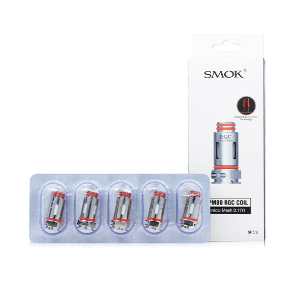 SMOK RPM 80 RGC Coils (5-Pack) 0.17ohm with packaging