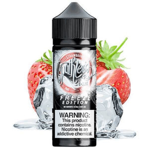 Strawberry by Ruthless Series Freeze Edition 120ml with background