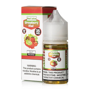 Strawberry Kiwi by Pod Juice Salts Series 30mL with packaging