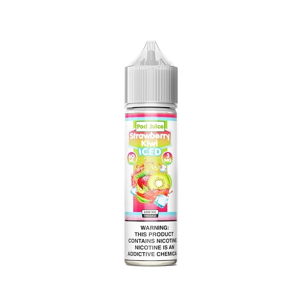 Strawberry Kiwi Iced by Pod Juice 60ML Bottle