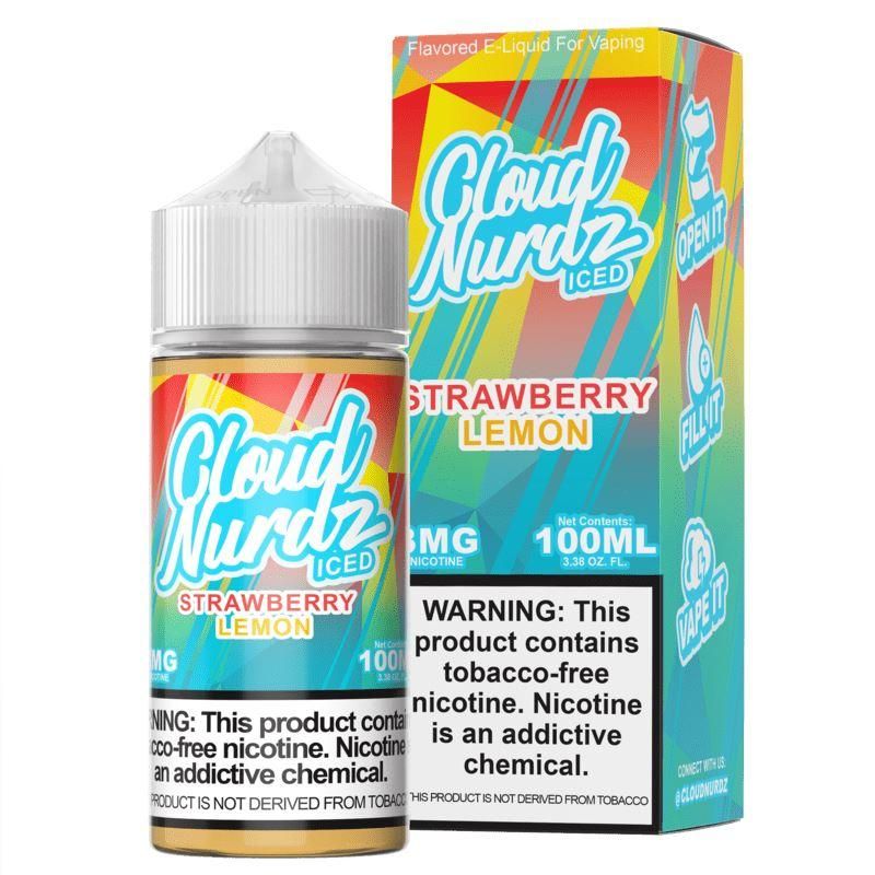 Strawberry Lemon Iced by Cloud Nurdz TFN 100mL with Packaging